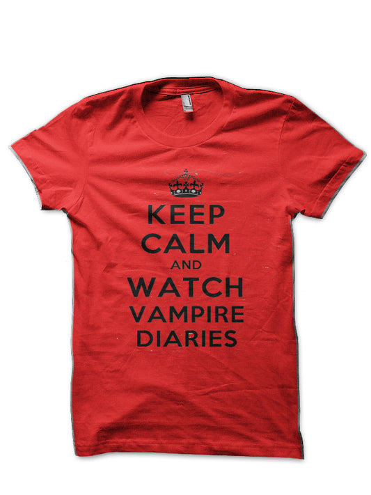 The Vampire Diaries Red T-Shirt