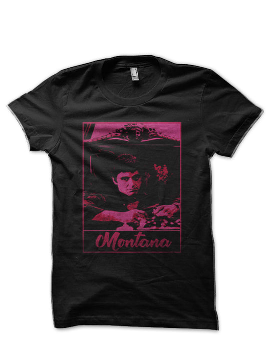 Tony Montana Redemption Black T-Shirt