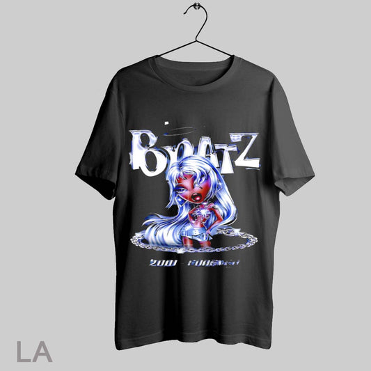 Top Bratz 2001 Forever Felicia Silver Chains T Shirt Sweatshirt Hoodie Shirt