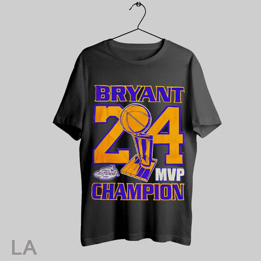 Top Bryant 24 Mvp Champion T Shirt Sweatshirt Hoodie Shirt