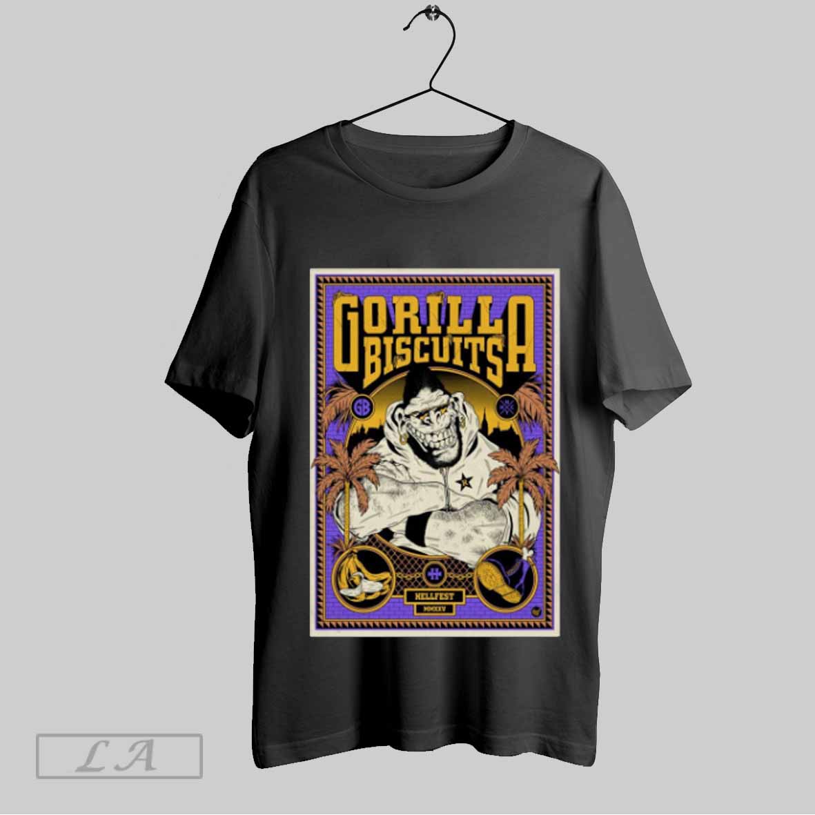 Top Poster Gorilla Biscuits Hellfest 2025 In Clisson Fr On June 22 2025 T Shirt Sweatshirt Hoodie Shirt