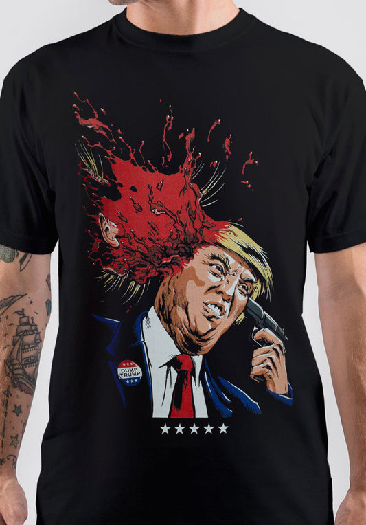 Trump Walls Of Death Municipal Waste Band T-Shirt