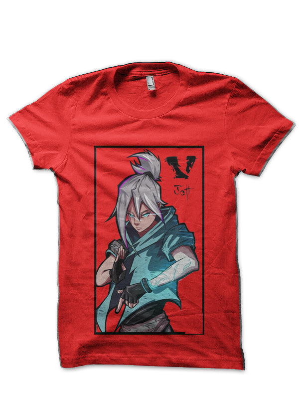 Valorant Jett Red T-Shirt