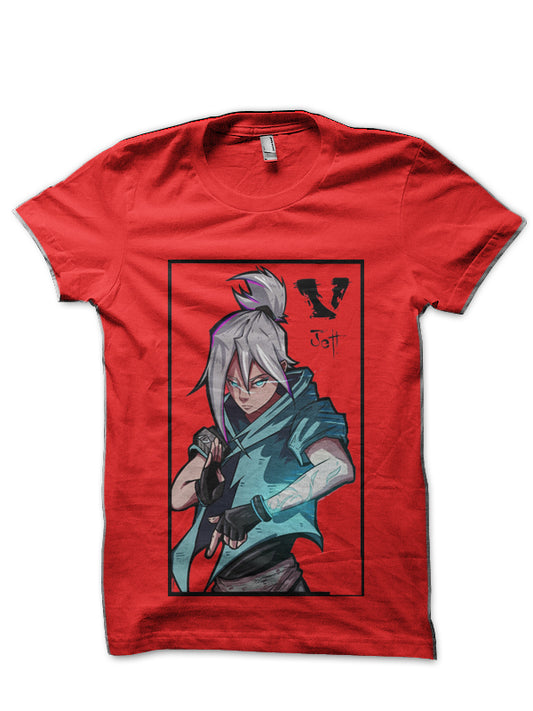 Valorant Jett Red T-Shirt