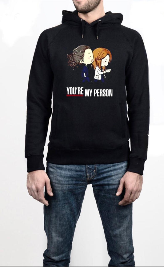 Youâ€™re My Person Black Hoodie