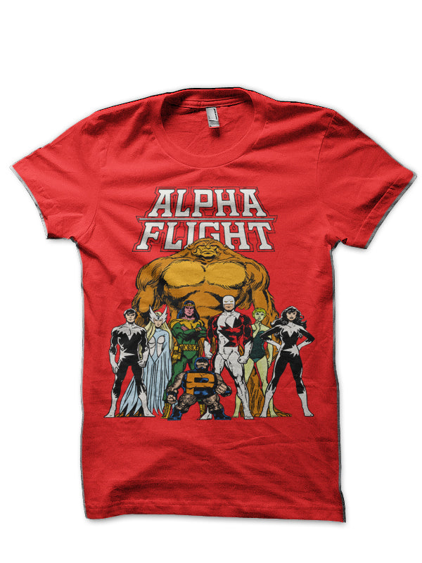 Alpha Fight Red T-Shirt