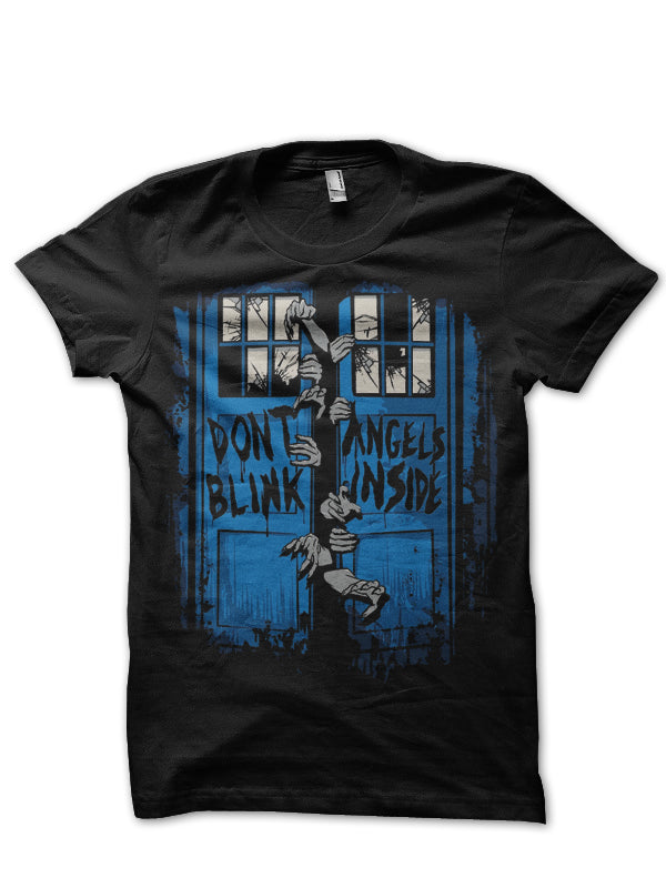 Angle Inside Black Tee