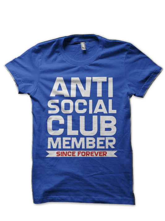 Anti Social Club Royal BlueT-Shirt