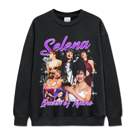 Queen Of Tejano By Selena Sweatshirt