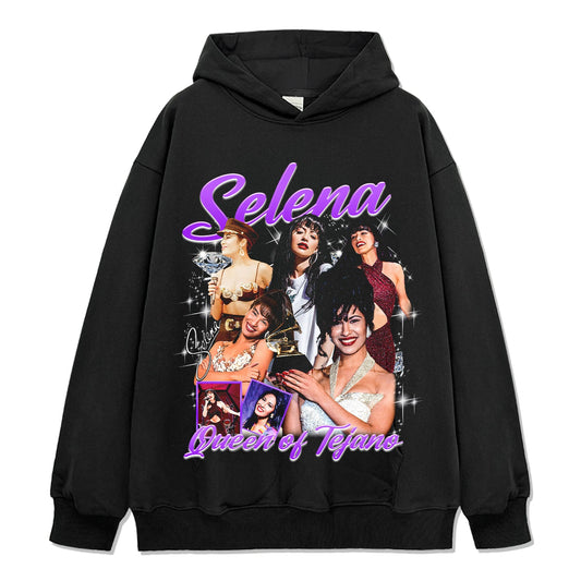 Queen Of Tejano By Selena Hoodie