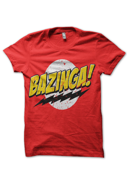 Bazinga Red T-Shirt Style001