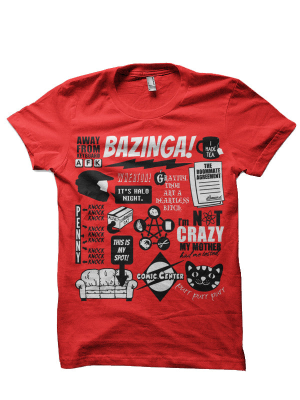 Bazing Red Tee