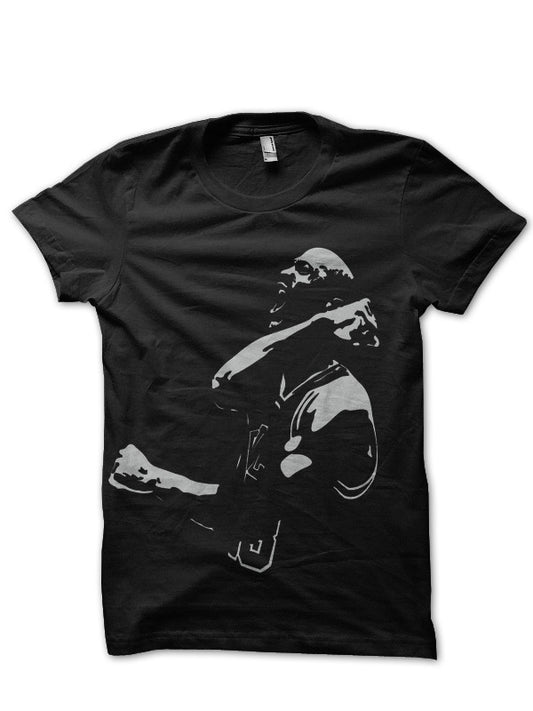 Michael Jordan 23 Bulls Black T-Shirt
