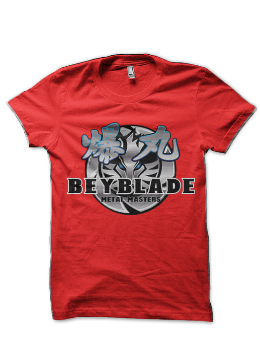 Beyblade Half Sleeve Red T-Shirt