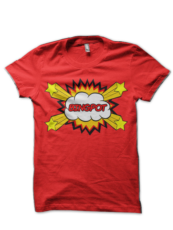 Bingpot! Brooklyn Nine-Nine Red T-Shirt