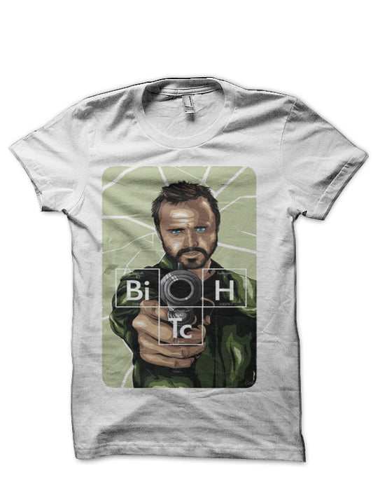 Jesse Pinkman White Red T-Shirt