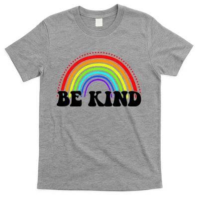 Be Kind Rainbow Positive Quote T-Shirt