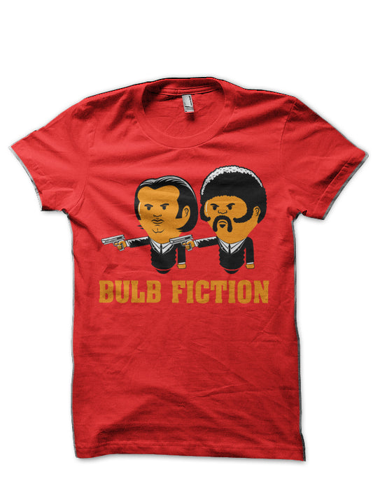 Bulb Fiction Red T-Shirt
