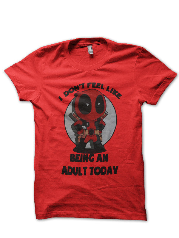 Child Deadpool Red T-Shirt
