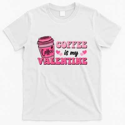 Coffee Is My Valentine Retro Cute T-Shirt