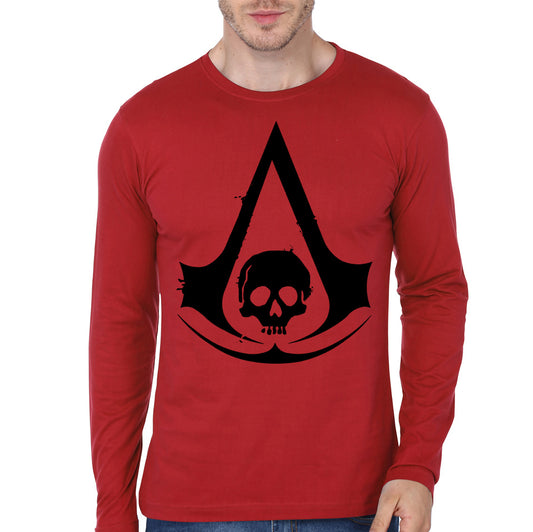 Assassin Creed Red Full Sleeve Tee