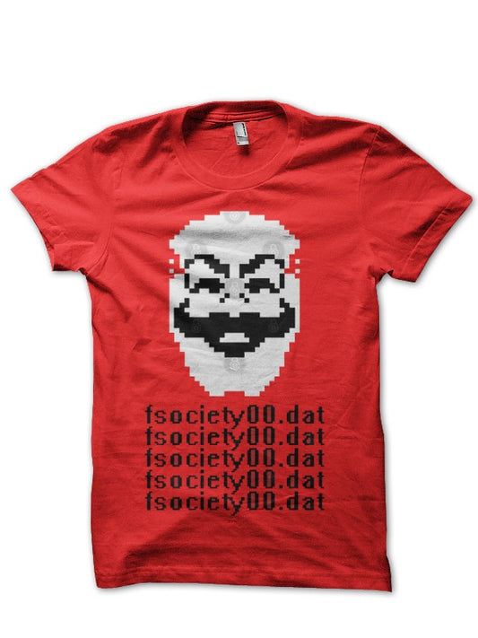 Mr Robot Red T-Shirt