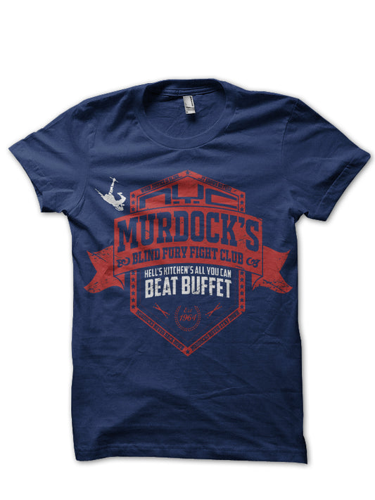 Daredevil Navy Blue Tee Style001