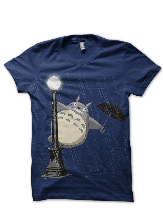 Dancing In Rain Navy Blue Tee