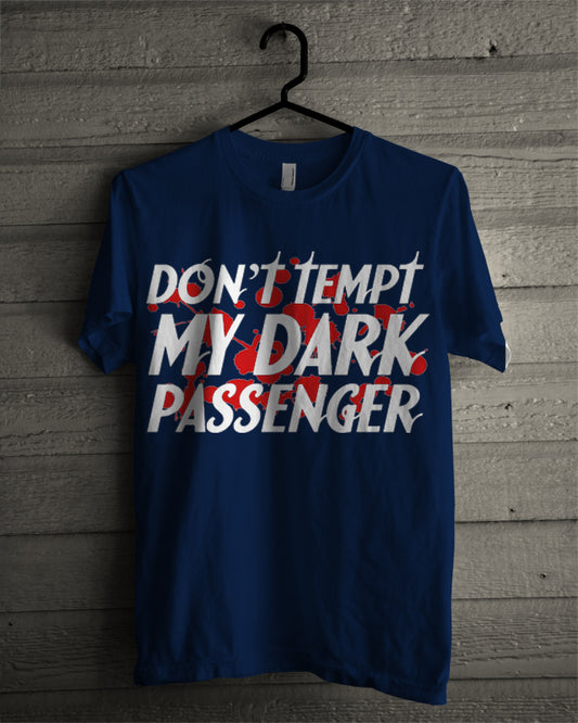 Dark Passenger Navy Blue Tee (Black & Red Available)