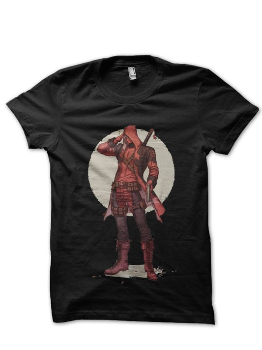 Deadpool Black Tee Style011