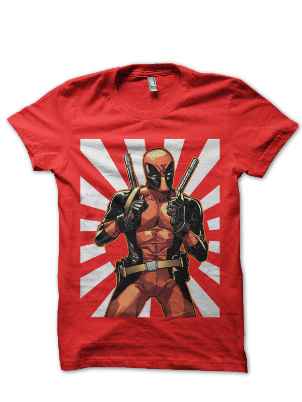 Deadpool Red T-Shirt Style009