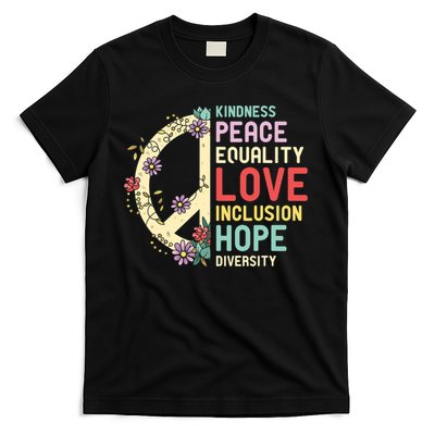 Diversity Equality Love Peace Human Rights Social Justice T-Shirt