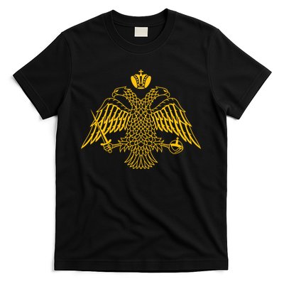 Double Headed Eagle Byzantine Christian Orthodox Emblem T-Shirt