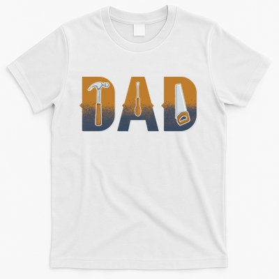 Dad Life Construction Fathers Day Builder T-Shirt