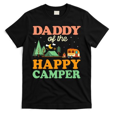 Daddy Of The Happy Camper 1st Bday Camping Trip T-Shirt