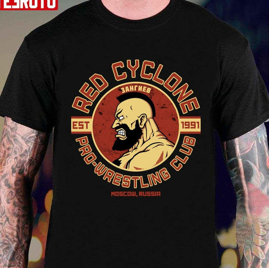 Pro Wrestling Club Red Cyclone EST 1991 Street Fighter Unisex T-shirt