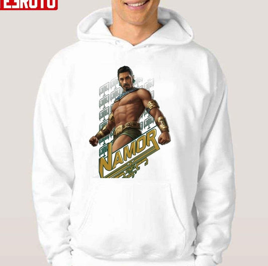 Animated Design Namor Wakanda Forever Black Panther Unisex Hoodie