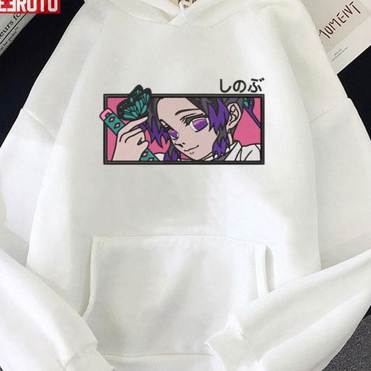 Anime Kocho Shinobu Demon Slayer Kimetsu No Yaiba Unisex Hoodie