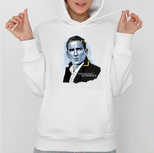 Mr Reese Person Of Interest Portrait Unisex Hoodie