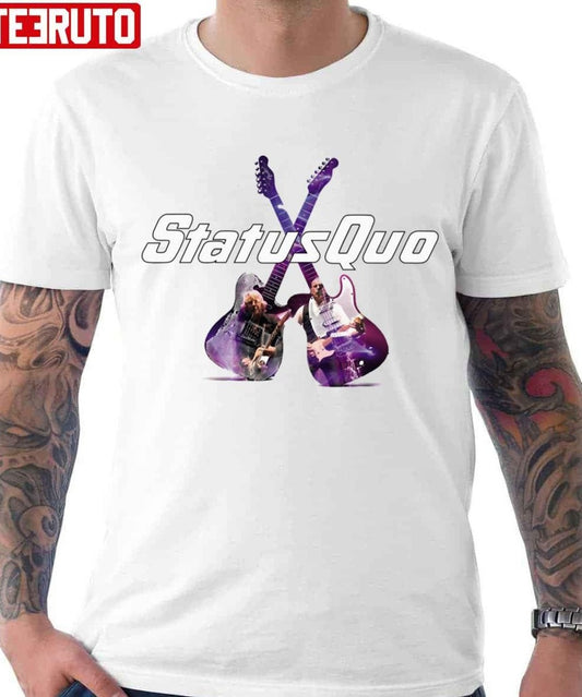 Rock Status Quo The Guitars Unisex T-shirt