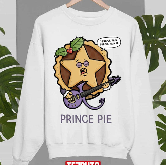 Prince Pie Funny Christmas Of Purple Prince Unisex Sweatshirt