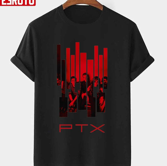 Red Pentatonix Group Music Unisex T-Shirt
