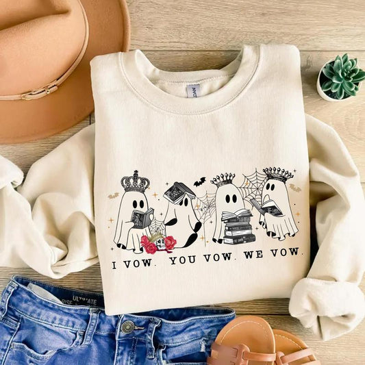 Ghost The LORDS Series Book Sweatshirt, I Vow You Vow We Vow Shirt, Barrington University Sweatshirt, Shantel Tessier Merch, The Ritual Merch, Book Lo
