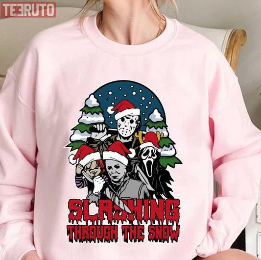 Slashing Through Snow Jason Voorhees New Unisex Sweatshirt