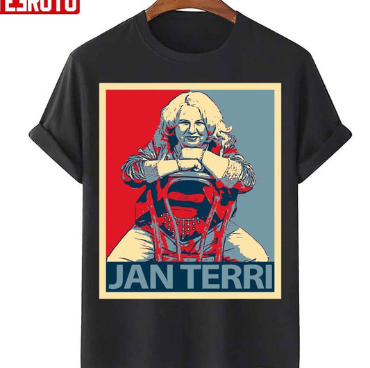 Sitting On A Chair Jan Terri Unisex T-Shirt