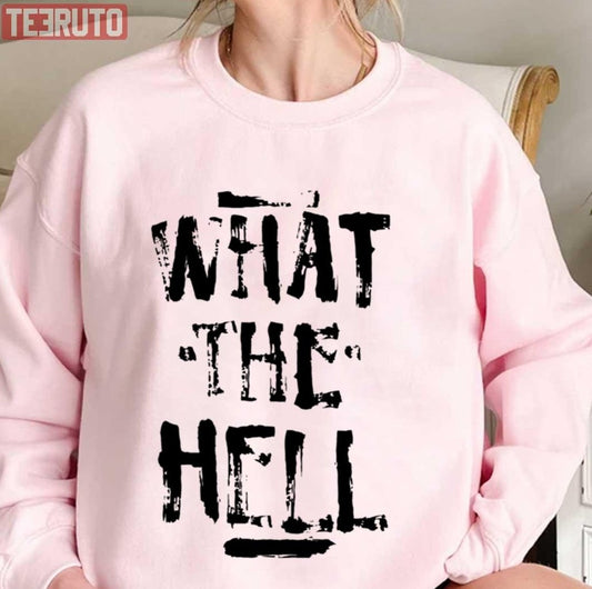 Rock Girl Avril Lavigne What The Hell Unisex Sweatshirt