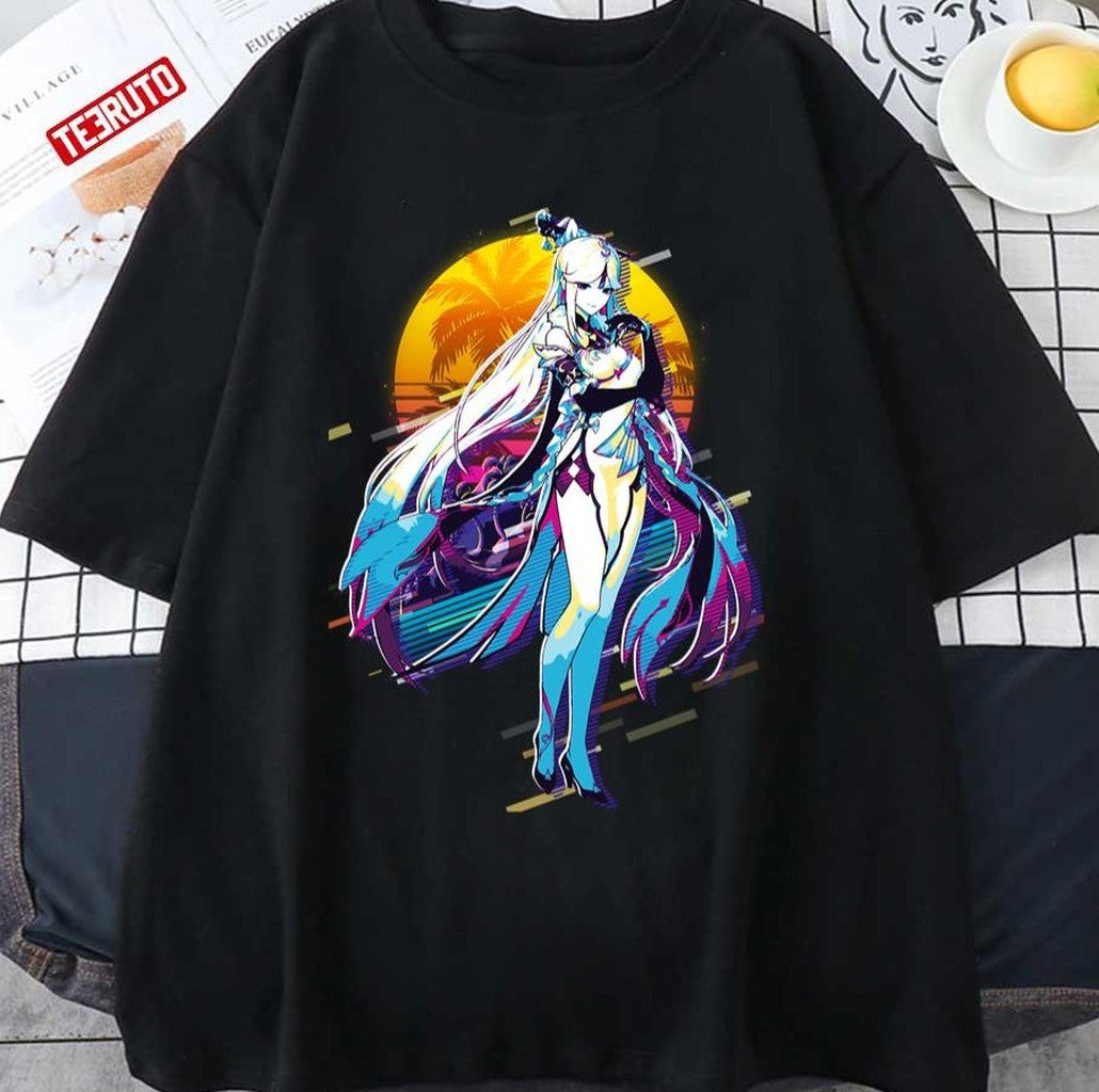 Ningguang Genshin Impact 80s Retro Unisex T-shirt