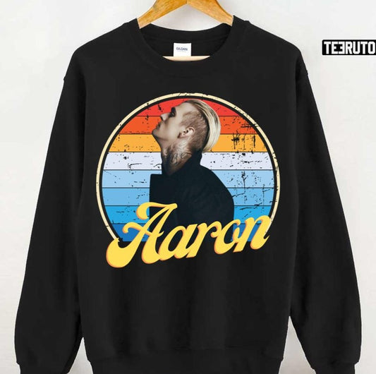 Rip Aaron Carter 2022 Sunset Design Unisex Sweatshirt
