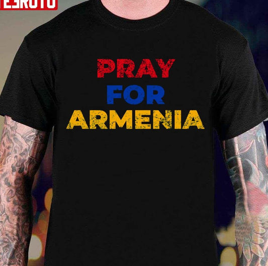 Pray For Armenia Retro Vintage Unisex T-shirt