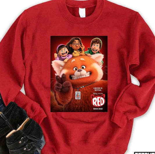 Spanish Turning Red Panda Unisex Sweatshirt